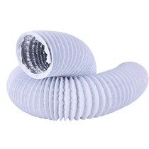 Thickened aluminum foil ventilation duct telescopic double-layer hose bathroom bathroom range hood ventilation fan fan smoke exhaust soft
