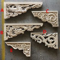 Ancient architecture Solid wood Chinese temple Hotel ancestral hall Garden carved bird for cow leg beam support diagonal support arch corner door frieze