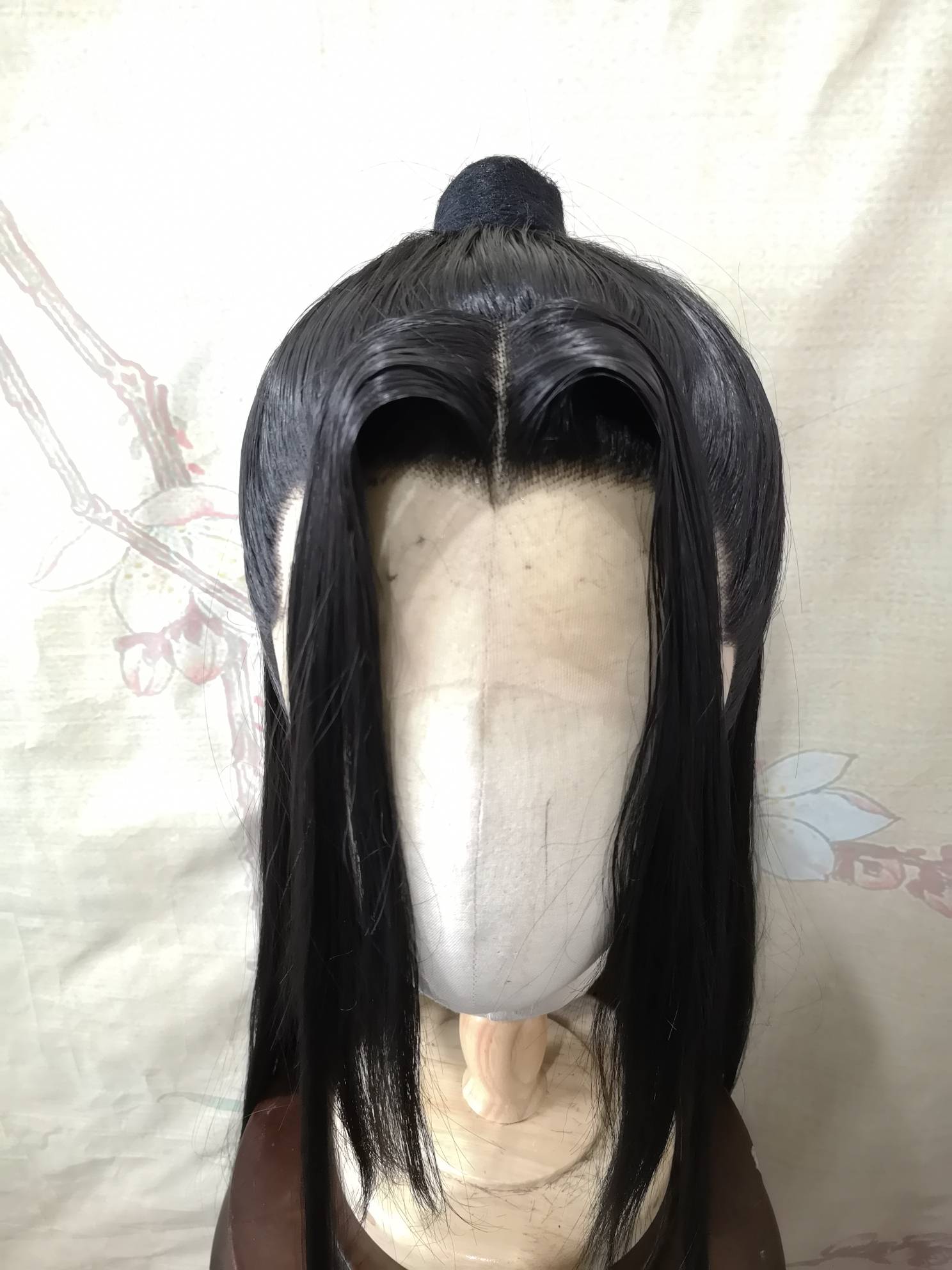 Gufuxuan wig costume Hanfu COS modeling wig Original universal handsome male hand hook beauty tip wig