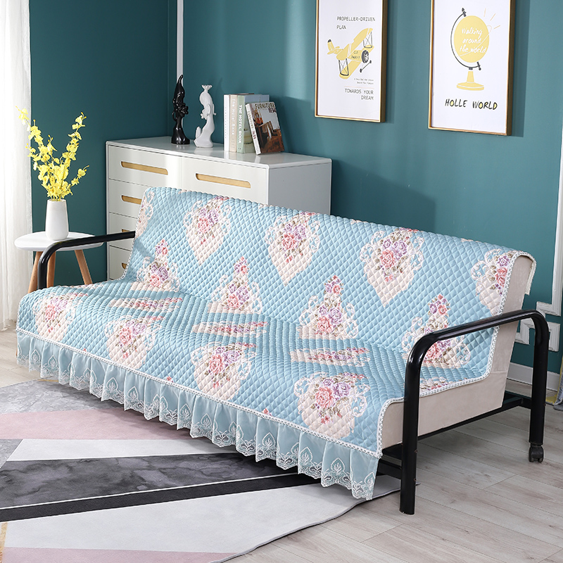 Folding Sofa Cover Shade Simple Sofa Bed Cover No Armrests Almighty Anti-Slip Sofa Mat All Season Universal Sofa Geb