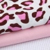 Milk Leopard Print Cotton Twill Vải Bộ đồ giường Vải thân thiện với môi trường Tấm chăn Duvet Bìa hướng dẫn sử dụng Bộ đồ giường bằng vải bông tự làm - Vải vải tự làm