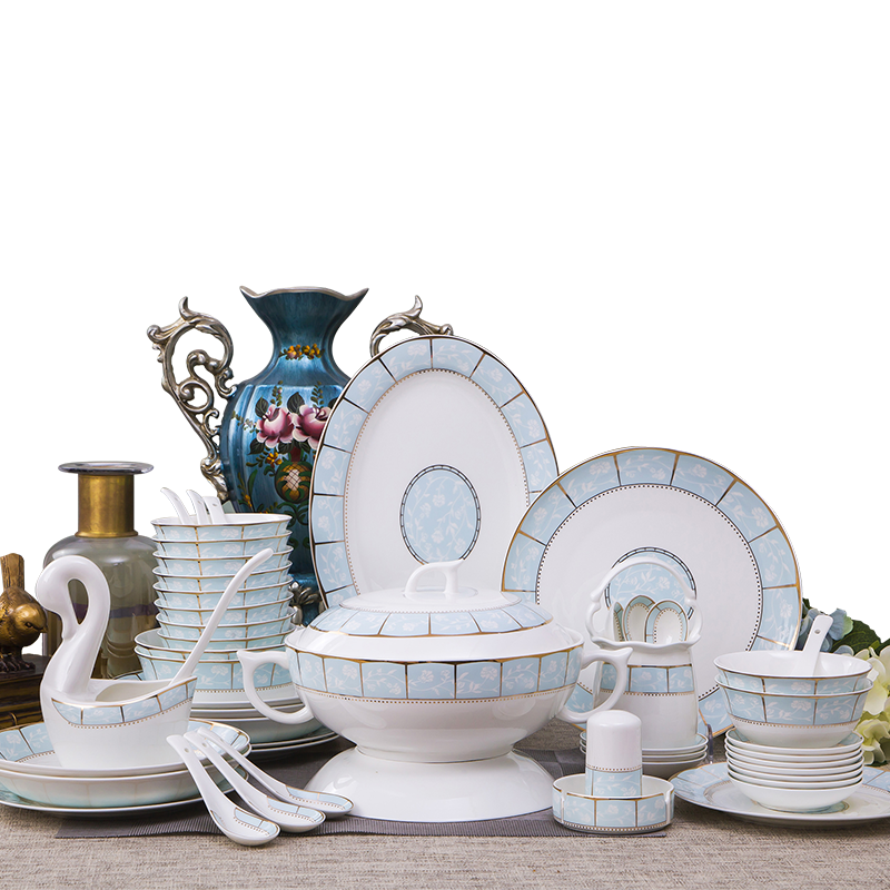 Little time dishes suit is at the South Pole of household utensils, 28 56 ipads head plate combination/bowl chopsticks porcelain