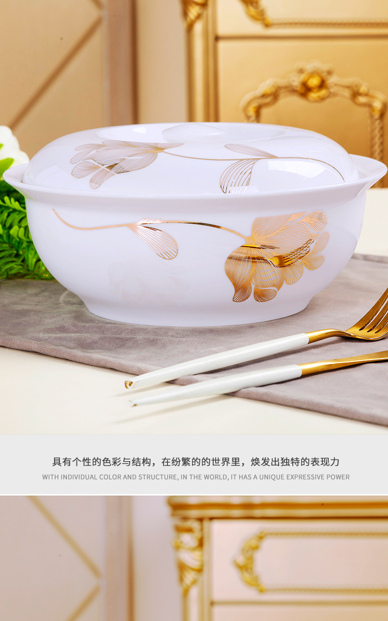 The Antarctic treasure dishes chopsticks at home kit ipads China Europe type device for dinner set bowl of Chinese style composite plate/