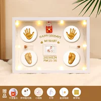 [10 -INCH White Wooden Box] Ограниченная световая модель для детей в год кролика (доступна для детей в полнолуние)