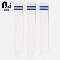Childrens stockings over the knee spring and autumn thin section girls cotton pile pile tube socks Student mens half-high tube football socks