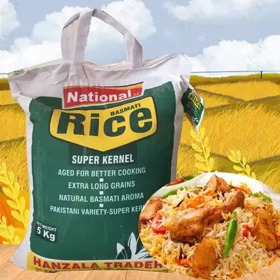 pakistani basmati  rice extra long grains national aroma 5kg