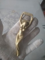  European copper Pure copper solid copper screwdriver Pure copper corkscrew Pure Copper screwdriver European copper old object