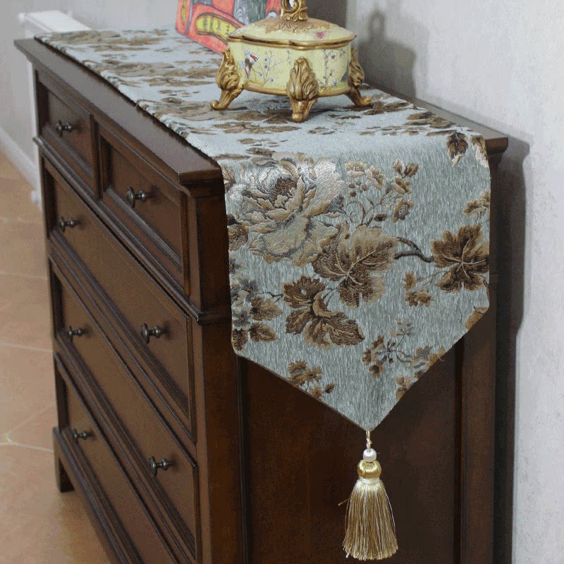 Table flag American tea table cloth Nordic style bed tail towels upscale bed Flag modern minimalist tea mat TV cabinet Gaib