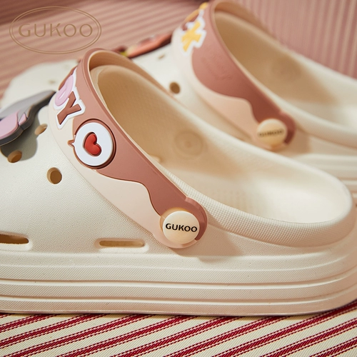 [Crazy Animal City Co -Brice] Fruit Shell Slippers Женские летние милые туфли пещеры Новые женщины дома прохладные тапочки