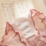 Сексуальное дышащее нижнее белье, антибактериальные хлопковые трусы, с акцентом на бедрах