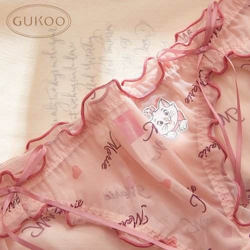 Сексуальное дышащее нижнее белье, антибактериальные хлопковые трусы, с акцентом на бедрах