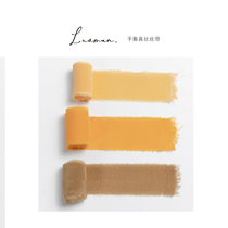 2 5 Season 3] ins hand-torn burrs silk ribbon hand-held wedding invitation ribbon