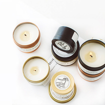 Aromatherapy candle fragrance to remove smoking flavor to help sleep and soothe the indoor smokeless sleep essential oil fragrance candle Nordic wind