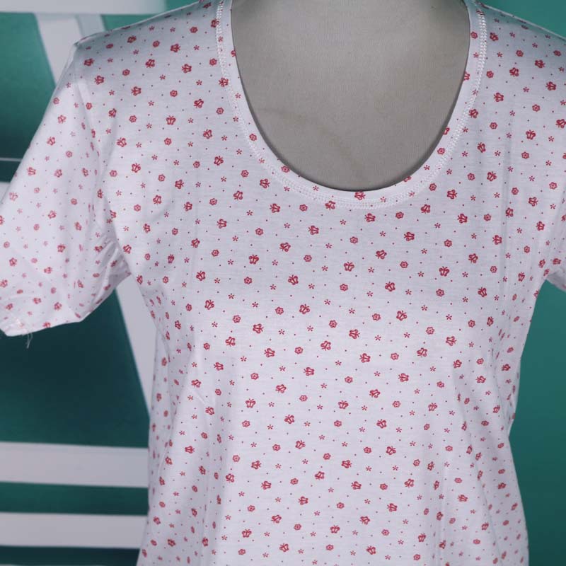 Áo cotton nữ trung niên và trung niên mùa hè cộng với phân bón để tăng thêm áo vest Apo in tay bà già - Áo vest áo thun ba lỗ hàn quốc