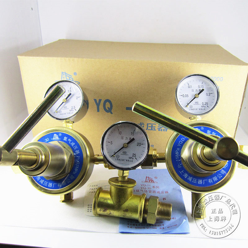 YQQ-30 Hydrogen Pressure Decompressor Pressure Gage Pressure Reducing Valve Shanghai Reducer Factory