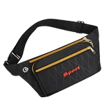 Универсальная поясная сумка подходит для мужчин и женщин, вместительная и большая водоотталкивающая спортивная сумка через плечо, для бега