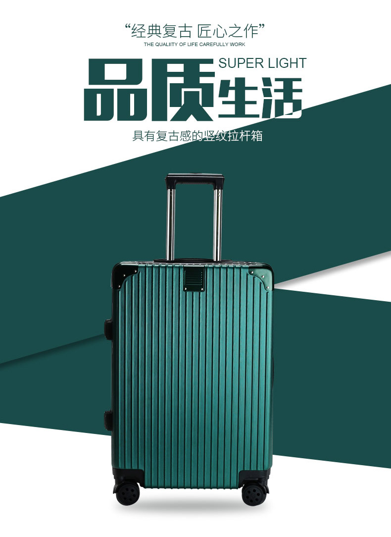 Vali góc vuông retro nữ phiên bản Hàn Quốc của sinh viên đại học Hộp mật khẩu 24 inch 26 chiếc vali kéo nhỏ nhỏ vali 20 nam vali lock&lock
