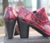 Giày cao gót mới có đế cao dây kéo giày crocs nữ đi mưa Rainshoes