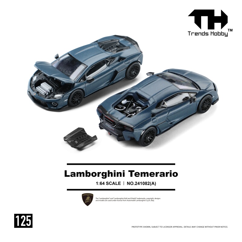 Th Trends Hobby 1/64 Lamborghini Temerario Alloy Car Model Supercar Model Collection Th Trends Hobby 1/64 Lamborghini Temerario Alloy Car Model Supercar Model Collection