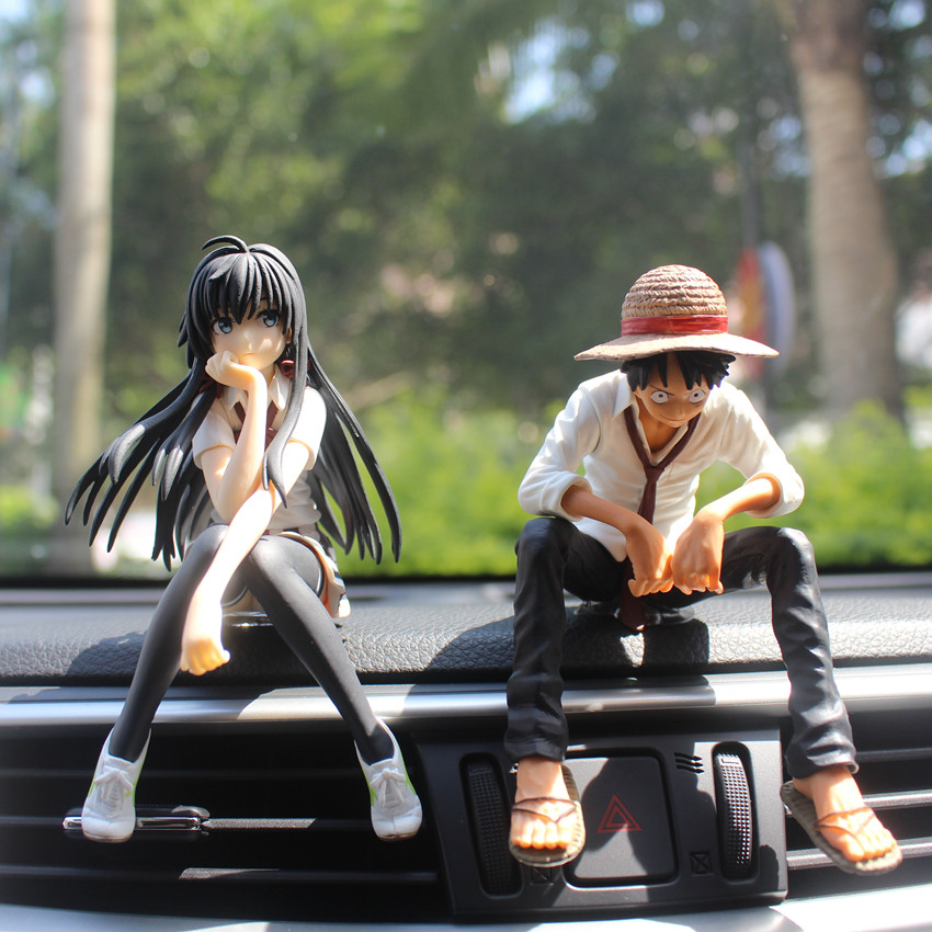 Snow is anime hand-made car interior decorations car ornaments desktop creative beautiful girl decoration high-end interior