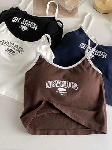 Летний сексуальный жилет, вставки в бюстгальтер, майка топ