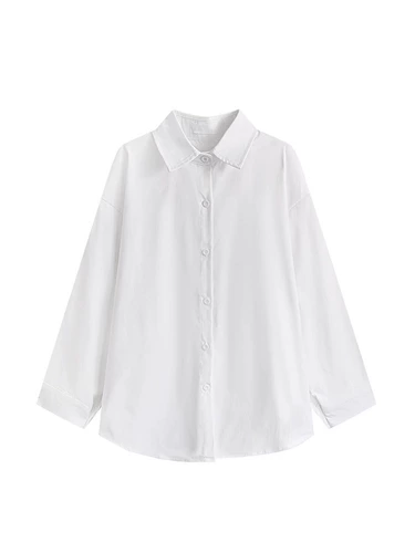 Демисезонная рубашка, осенняя синяя куртка для отдыха, оверсайз