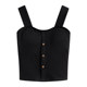 Beautiful back small sling chic vest women's summer thin section outer wear 2022 new sweet cool bottoming top with chest pad