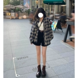 Рубашка, летняя осенняя куртка, защита от солнца, оверсайз, длина миди