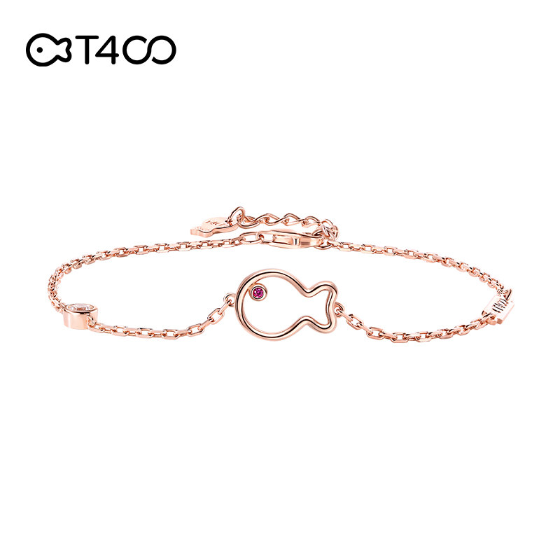 T400 clown fish hollowed-out bracelet girls light extravagant and original design 925 pure silver hand decorated birthday present-Taobao