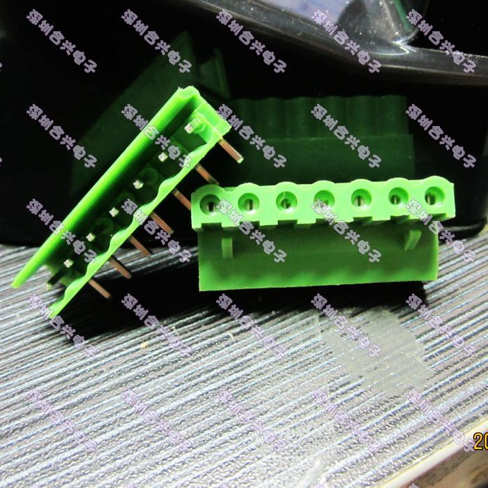 Connector 2EDG-5 08-7P pitch 5 08mm 7 bits plug-in terminal bent foot