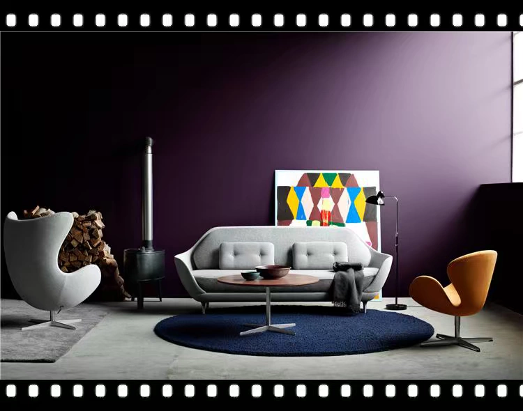 Ghế Eggshell Ghế thoải mái Ghế Anle Ghế Bắc Kinh Lying Lounge Ghế Đan Mạch Nhà thiết kế sáng tạo Nội thất hình FRP