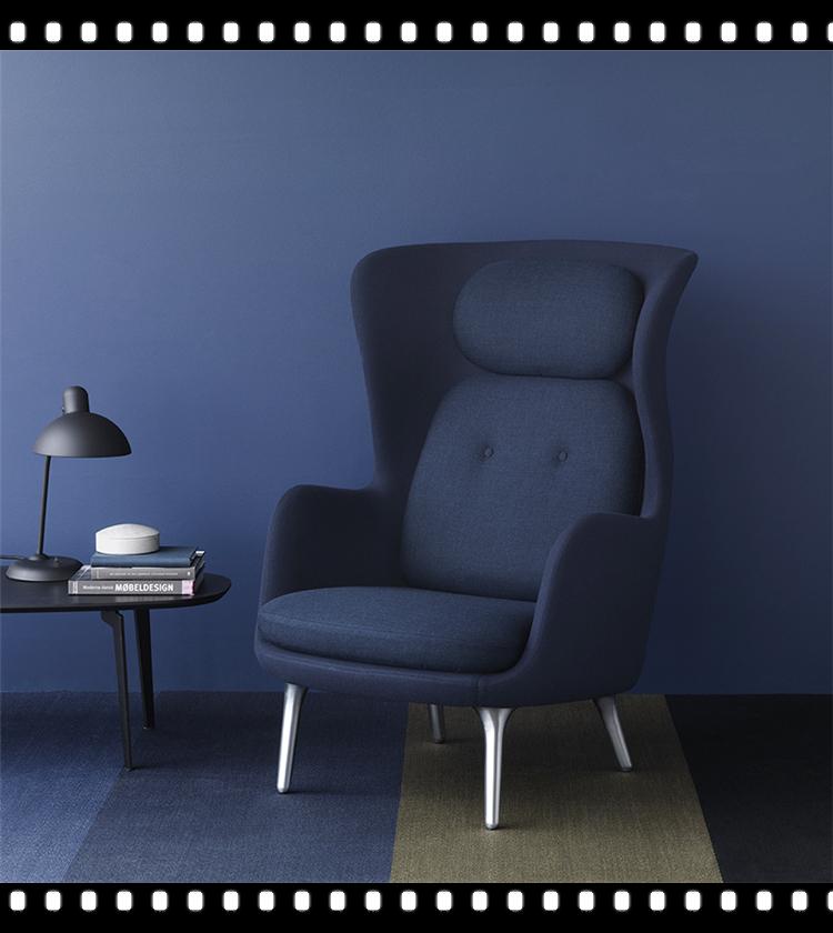 Ghế Sofa Ghế thoải mái Ghế Anle Ghế Bắc Kinh Lying Lounge Ghế Đan Mạch Nhà thiết kế sáng tạo Nội thất hình FRP ghế bành