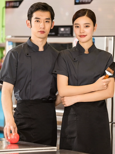 Дышащая хлопковая летняя одежда для работы подходит для мужчин и женщин, короткий рукав, делается под заказ