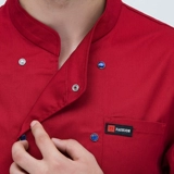 Лонгслив для работы, демисезонный хлопковый пуховик, короткий рукав