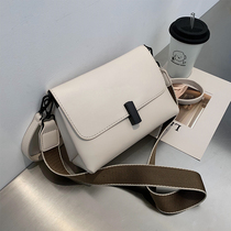 Hong Kong Bag Womens New Fashion Texture 100 Hitch Large Capacity Wide Shoulder Strap Pet Soft Leather Diagonal Satchel Shoulder Bag