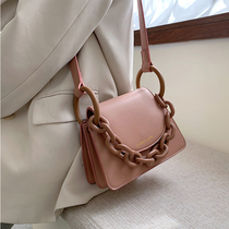 Hong Kong French small crowd high level Pets Foreign Air Bags Women 100 hitch Shoulder Fashion Slanted Satchel