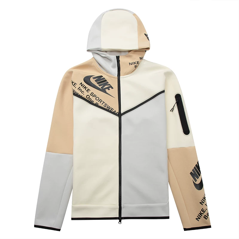 Nike/ Tech Fleece переключение мужская спортивная повседневная худи куртка DM6475-072
