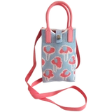 Маленькая небольшая дизайнерская трикотажная сумка через плечо, подарок на день рождения