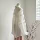 Lin Xiasha French Romantic Vibe White Loose Slimming Versatile Shirt for Spring