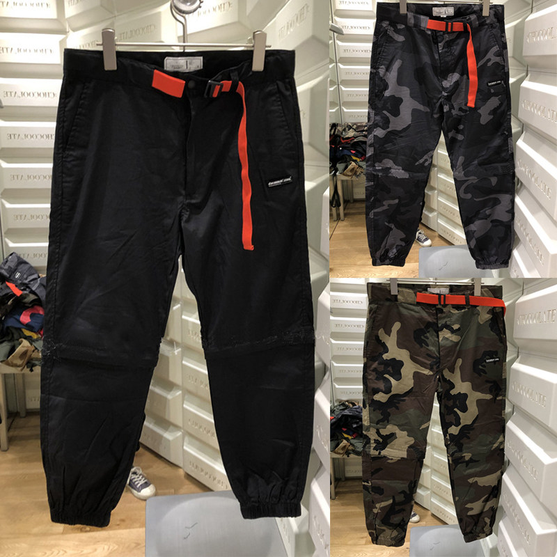 Hong Kong tide shop CHOCOOLATE autumn and winter men's thin section detachable leggings casual trousers shorts 6119