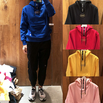 Hong Kong tide shop CHOCOOLATE 21 autumn and winter womens letter zipper casual fleece hooded sweater 3815