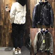 Hong Kong Fingercroxx FGXX autumn winter mens casual 3M reflective letters with cap jacket 70200