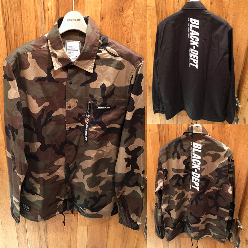 Hong Kong CHOCOOLATE 21 autumn winter men's clothing New tide letters Long sleeves Casual Shirts 8155