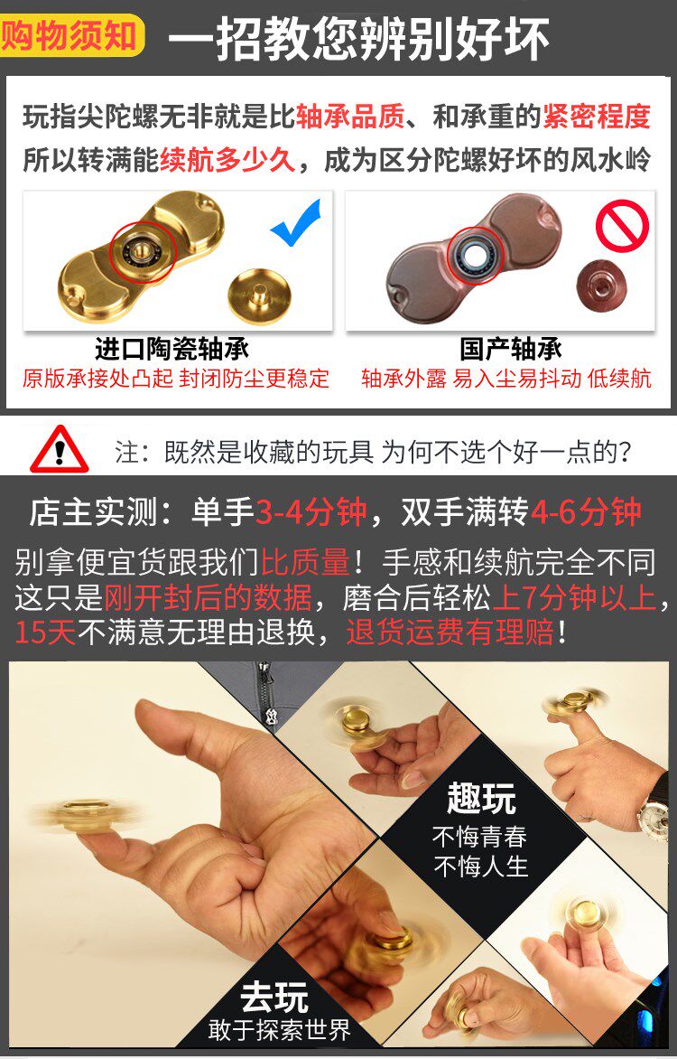 Fidget spinner ZHANKUO - Ref 2618738 Image 6