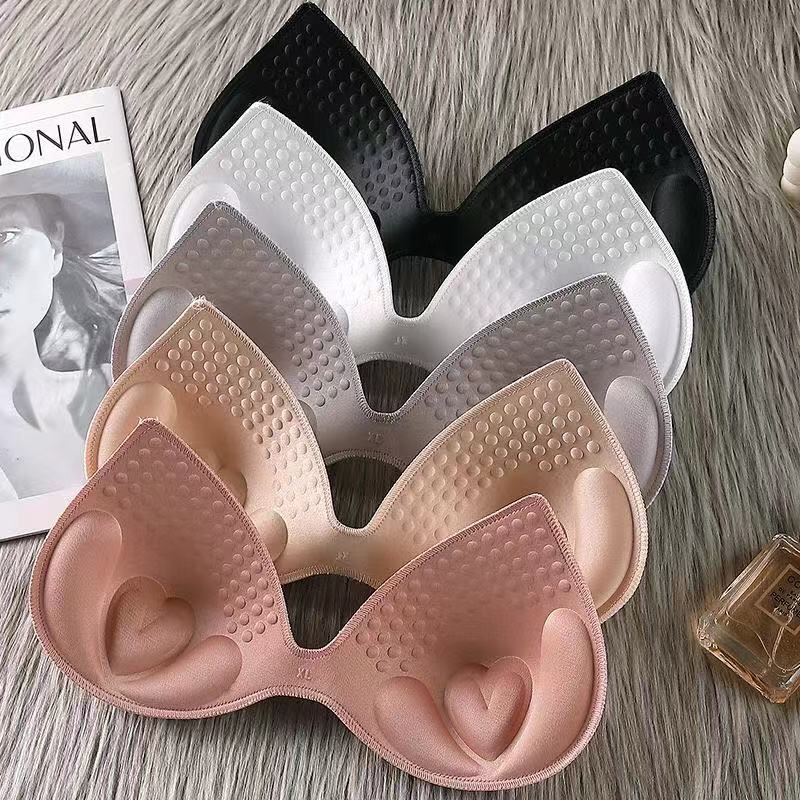 Underwear chest pad thickened gathered beauty back wrapped chest insert Yoga suit sports bra gasket Medium thick bandeau sponge pad