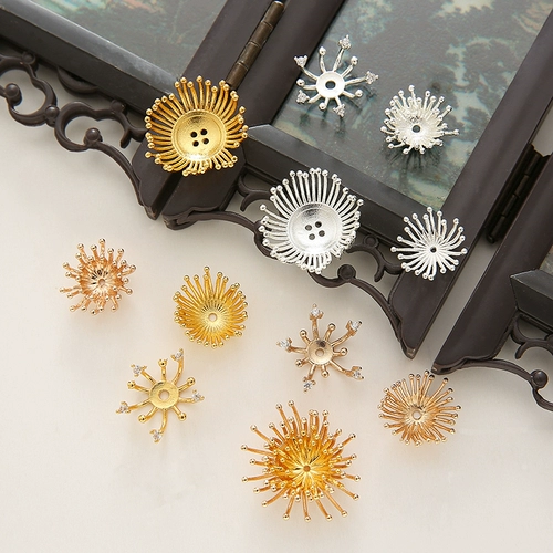 Электрический DIY DIY Ювелирные украшения цветок Синьхуа Чжизхи чистая медная материалы ручной работы