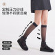 Miss Huang's 20D ຄວາມດັນ calf socks ສໍາລັບແມ່ຍິງພາກຮຽນ spring ແລະ summer ບາງ JK stockings ສີດໍາ slimming ຖົງຕີນສີດໍາ ຖົງຕີນເຄິ່ງທໍ່