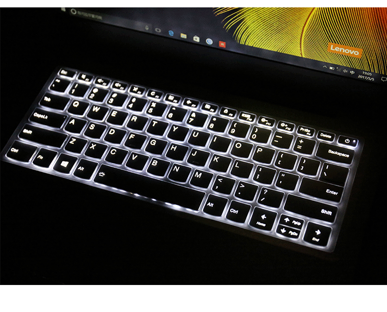 Lenovo 7000 nhỏ hợp thời trang máy tính xách tay 13,3 inch bàn phím màng 14 720s thủy triều 5000 dính bụi bàn phím máy tính - Phụ kiện máy tính xách tay decal dán máy tính casio
