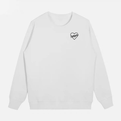 Осенняя демисезонная парная одежда для влюбленных, толстовка, рубашка, с вышивкой