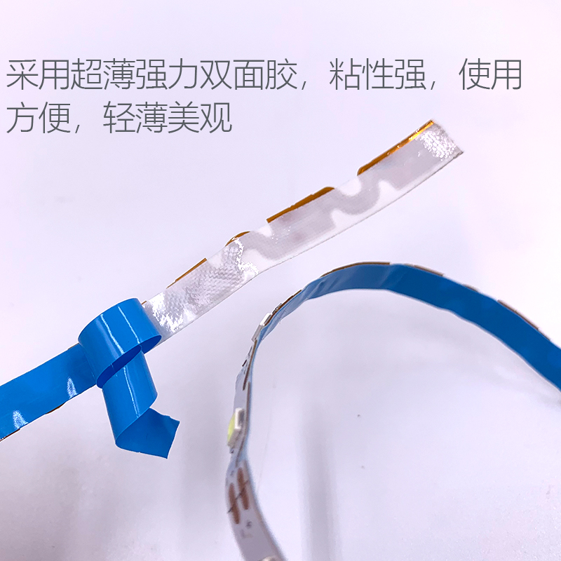 Gương trang điểm điền ánh sáng gương đèn pha TV nền bàn ăn bầu không khí thanh ánh sáng LED đấm miễn phí dán mờ - TV tivi panasonic 43 inch